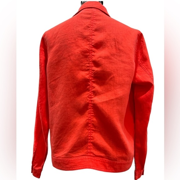 CYNTHIA ROWLEY linen motto jacket - Picture 4 of 10